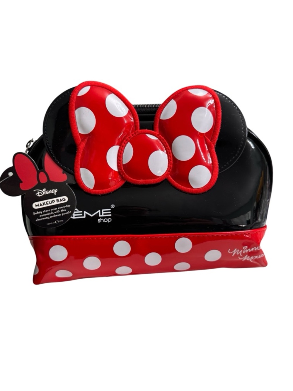 Disney Minnie Mouse Black & Red Polka Dot Kids Makeup Bag
